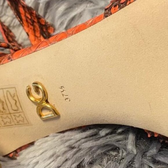 Dolce & Gabbana Women's "Keira" Python Exotic Ankle Strap Heels - Picture 3 of 16